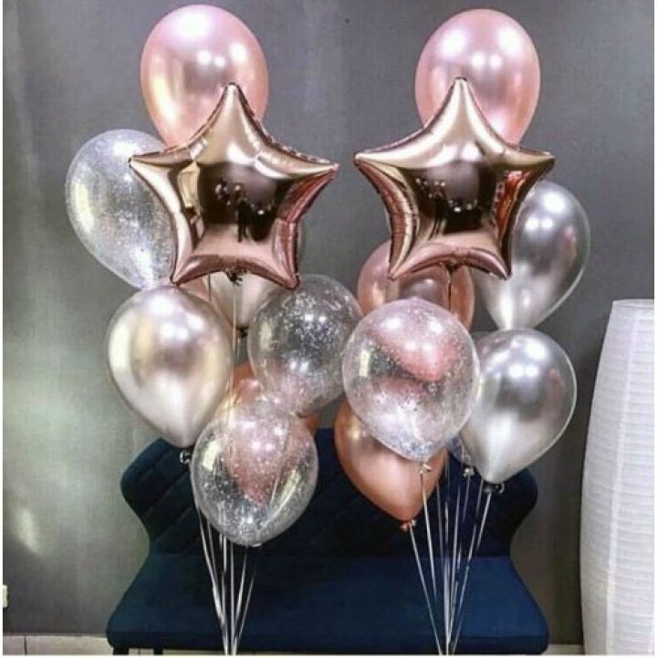 Фонтаны шаров "Дубль старт" в Ростове-на-Дону