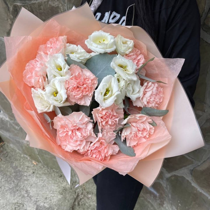  Букет диантусов "Пич" в Ростове-на-Дону