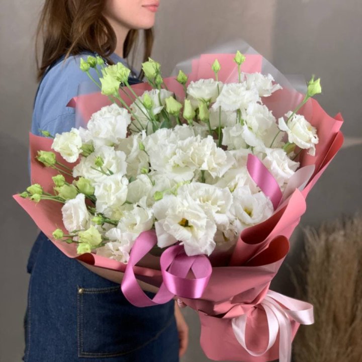 Букет эустом "Пудра" в Ростове-на-Дону