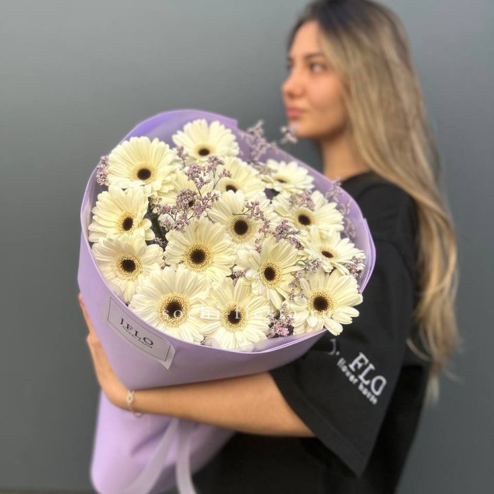 Букет голландских гербер "Лавандер" в Ростове-на-Дону