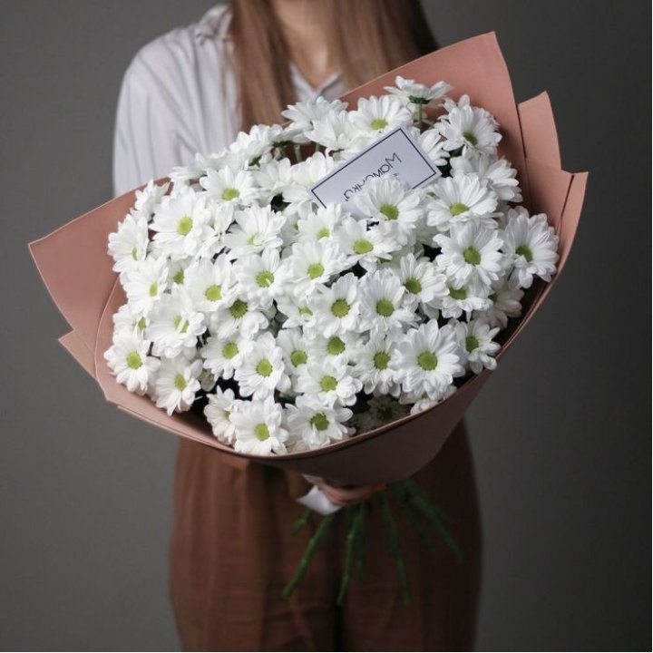 Хризантемы в крафте в Ростове-на-Дону