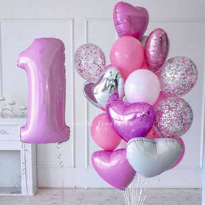 Набор шаров "С днем рождения" в Ростове-на-Дону