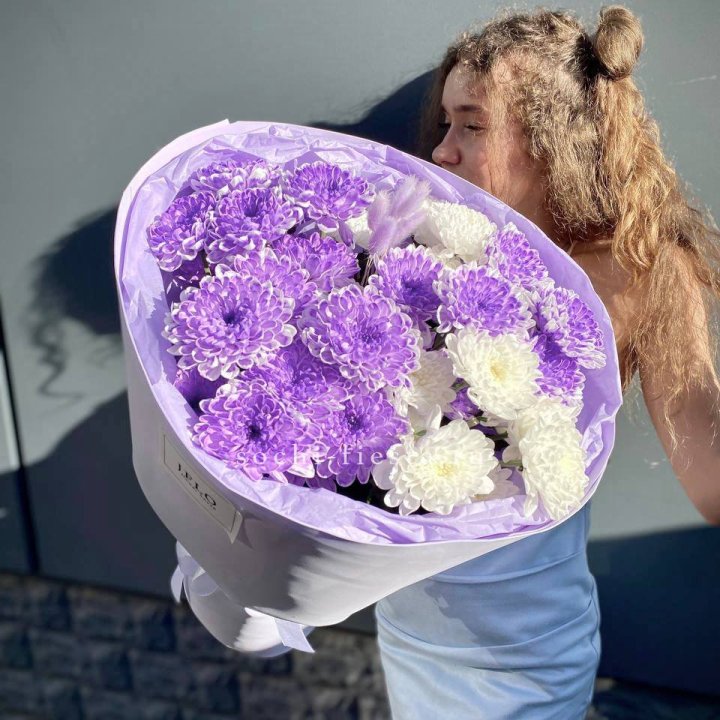  Букет хризантем "Сирена" в Ростове-на-Дону