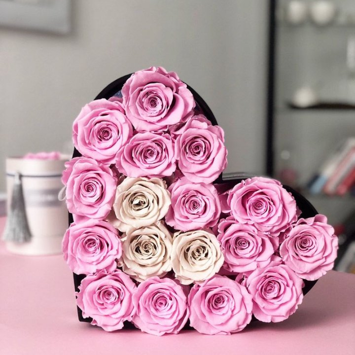 Сердце из роз в Ростове-на-Дону