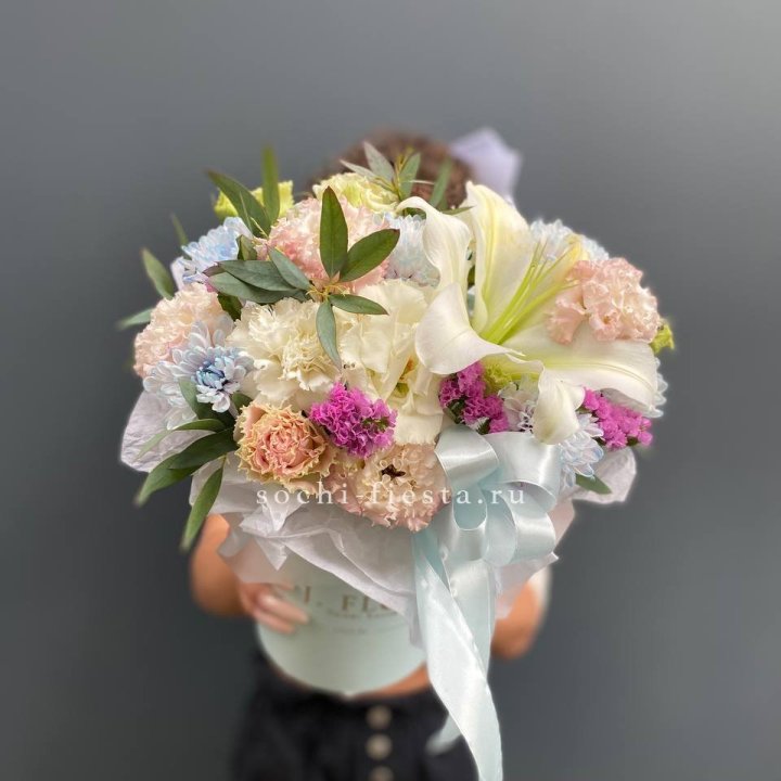 Дизайнерский цилиндр "Лилия" в Ростове-на-Дону