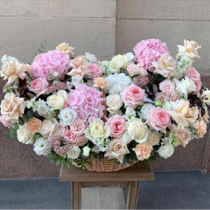 Цветочная корзина макси N2 в Ростове-на-Дону