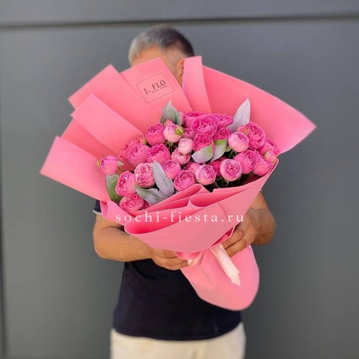 Пионовидные розы баблс №2 в Ростове-на-Дону