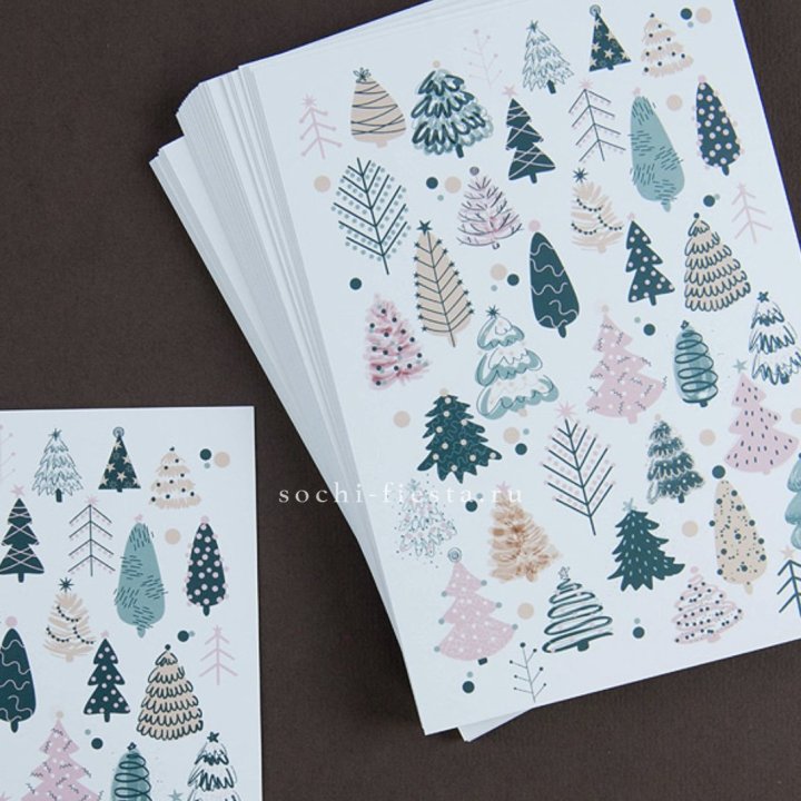 Открытка к букету "Елки" в Ростове-на-Дону