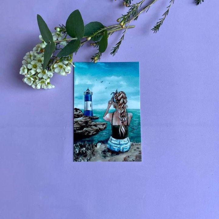 Открытка к букету "Океан" в Ростове-на-Дону