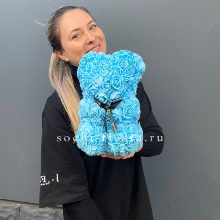 Игрушка медведь голубая в Ростове-на-Дону