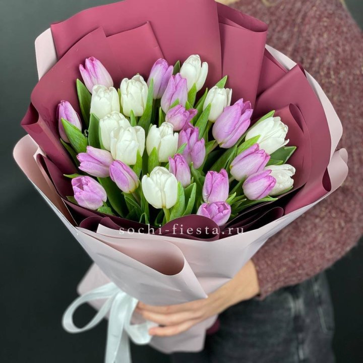 25 тюльпанов микс в Ростове-на-Дону