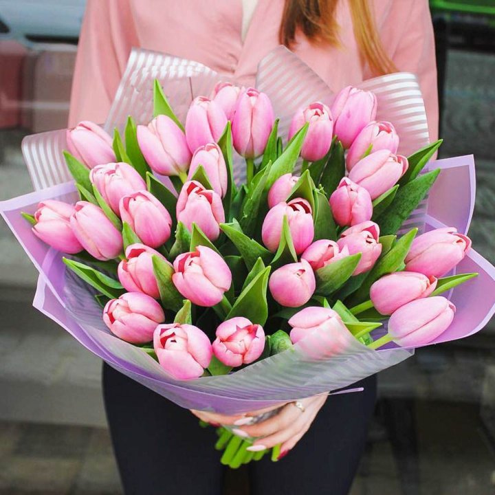 25 тюльпанов "Айс крем" в Ростове-на-Дону