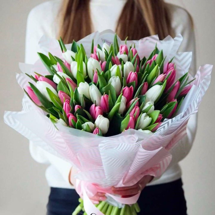 Букет тюльпанов "Лолита" в Ростове-на-Дону