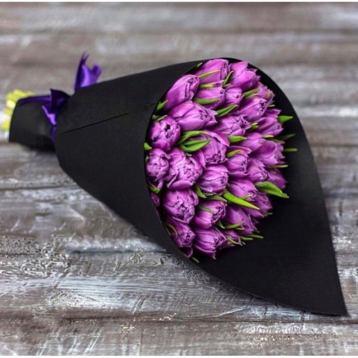 Пионовидные тюльпаны блэк в Ростове-на-Дону
